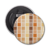 Button-Flaschenöffner Orange Brown Flaschenöffner (Vorderseite)
