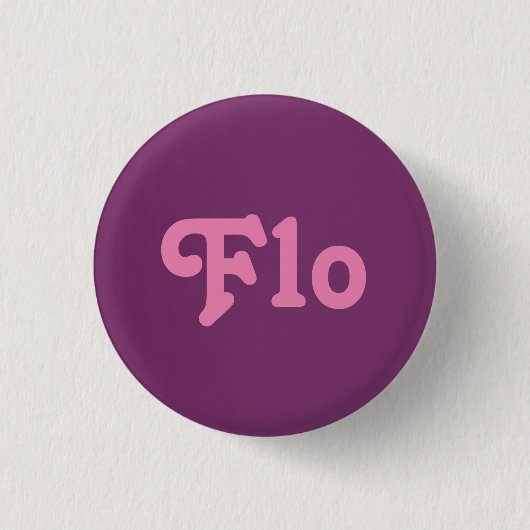 Button Flo (Vorderseite)