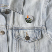 Button--Floral Serie Vogel des Paradies Button (Beispiel)