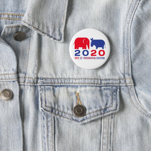 Button for 2020 US presidential election (Beispiel)