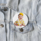Button Foto niedliches Baby (Beispiel)