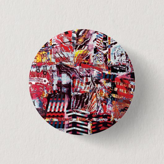 Button – Fragmented Pulse (Vorderseite)