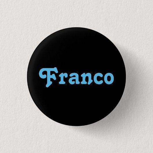 Button Franco (Vorderseite)
