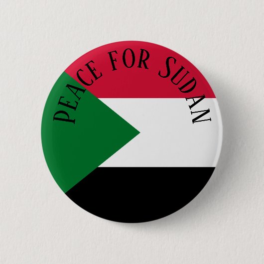 Button "Frieden für den Sudan" (Vorderseite)