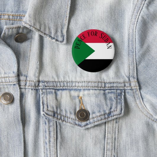 Button "Frieden für den Sudan" (Beispiel)