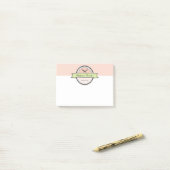 Button für Backwaren Post-it Klebezettel (Auf Schreibtisch)