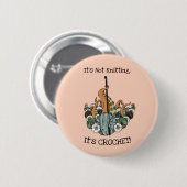 Button für coole Crochet Button (Vorne & Hinten)