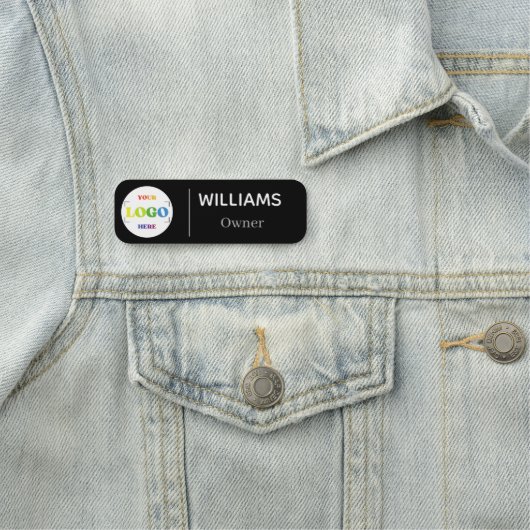 Button für das Abzeichen personalisiert Name (Beispiel)