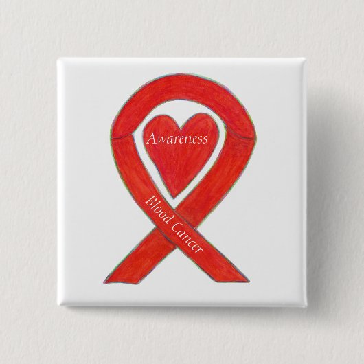 Button für das Bewusstsein des Herzens von Blutkre (Vorderseite)
