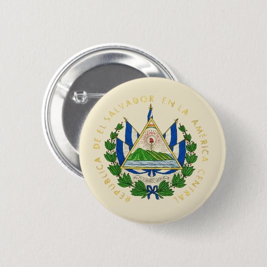 Button für das Flaggensymbol von El Salvador (Vorne & Hinten)