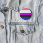 Button für das Quee Flag-Flag- von Genderfluid (Beispiel)