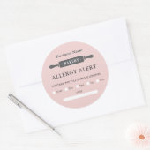 Button für das Schnellgebäck für Lebensmittelsiche Runder Aufkleber (Umschlag)