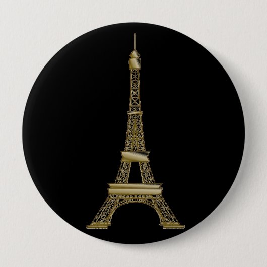 Button für den französischen Black & Gold Eiffel T (Vorderseite)
