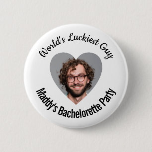 Button für den glücklichsten Typ der Welt
