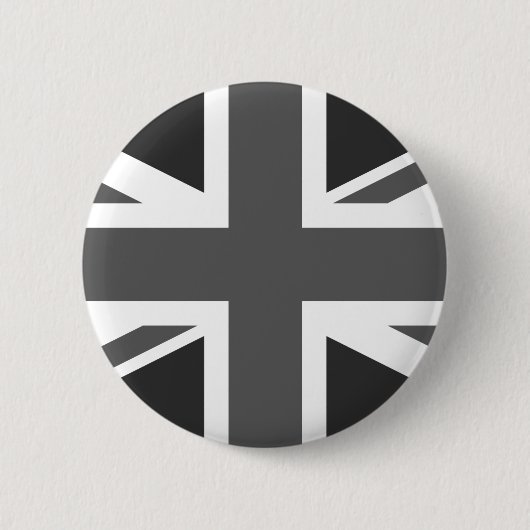Button für die Britische Flagge von Black Union Ja (Vorderseite)