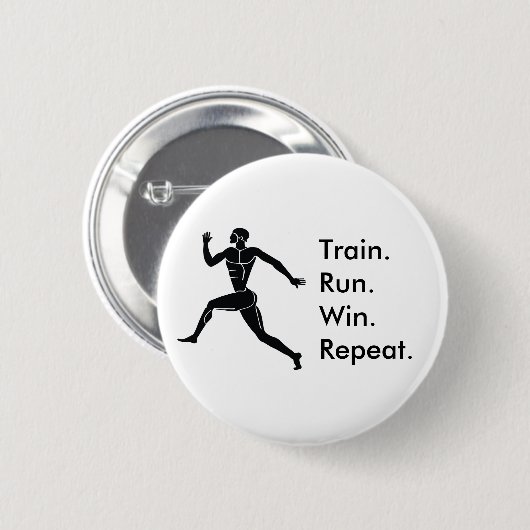 Button für die Formel für den griechischen Athlete (Vorne & Hinten)