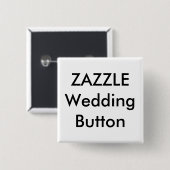 Button für die Hochzeit eines benutzerdefinierten  (Vorne & Hinten)
