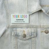 Button für hellgrüne Namen mit Logo Beruflich (Beispiel)