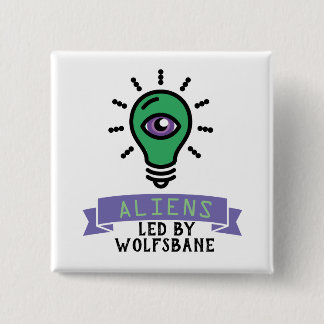 Button für Scrimo Team-Außerirdischen