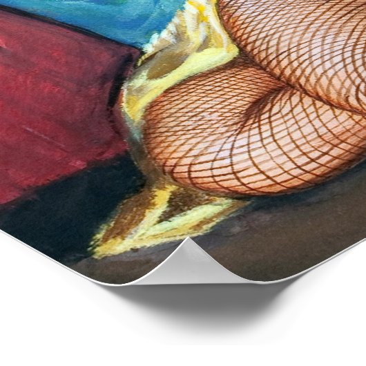 Button für Showgirl Pulldown Poster (Ecke)