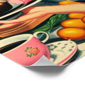 Button für Vintage Fotografen Poster (Ecke)