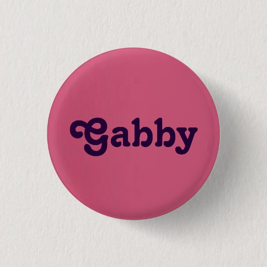 Button Gabby (Vorderseite)