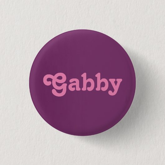 Button Gabby (Vorderseite)