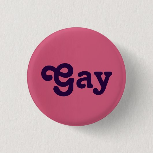 Button Gay (Vorderseite)