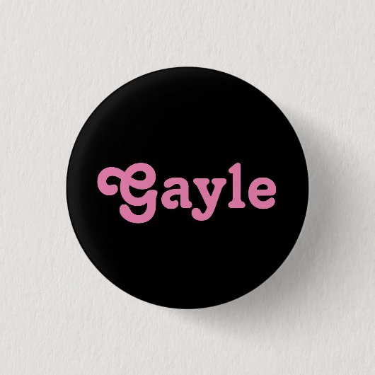 Button Gayle (Vorderseite)