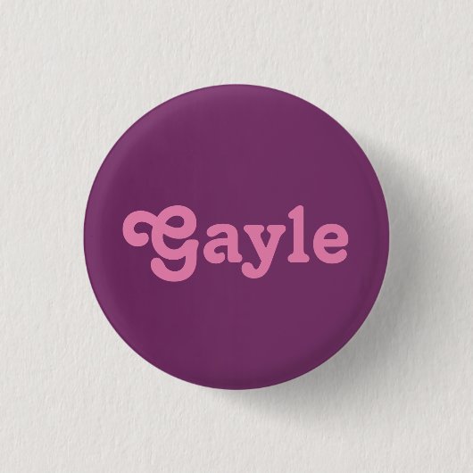 Button Gayle (Vorderseite)