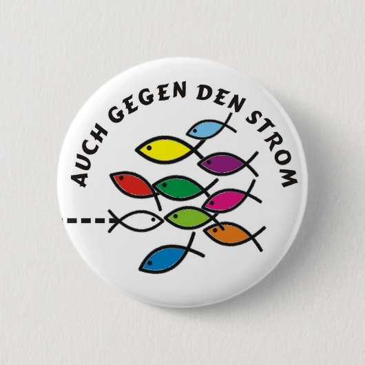 Button Gegen den Strom (Vorderseite)