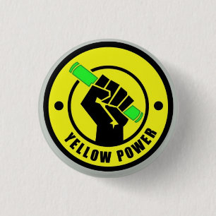 Button-gelber Power Button