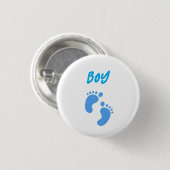 Button-Gender-Party Button (Vorne & Hinten)