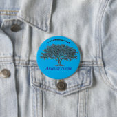 Button - Genealogischer Tree auf blau (Beispiel)