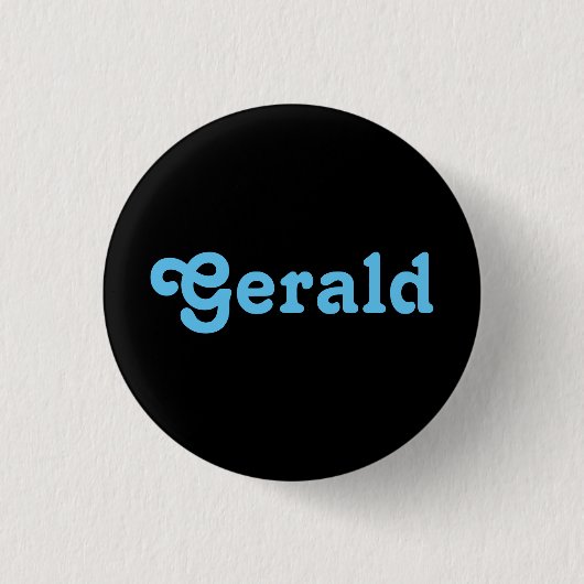 Button Gerald (Vorderseite)
