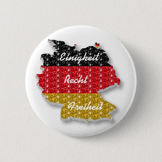 Button German Flag Einigkeit Recht (Vorderseite)