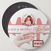 Button-Geschenk für Mutter Button (Vorne & Hinten)