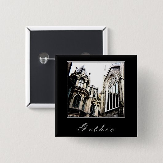 Button "Gothic" (Vorne & Hinten)