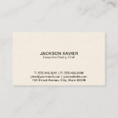 Button | Gourmet Visitenkarte (Rückseite)