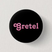 Button Gretel (Vorderseite)