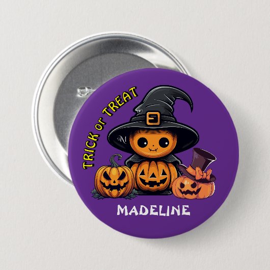 Button : HALLOWEEN Creepy #2 (Vorne & Hinten)