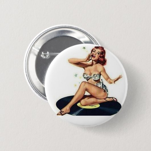 Button herauf das Mädchen, das auf Aufzeichnung (Vorne & Hinten)