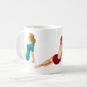 Button herauf Mädchen (Tasse) Kaffeetasse (Vorderseite Links)