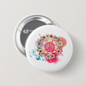 Button Hippie (Vorne & Hinten)
