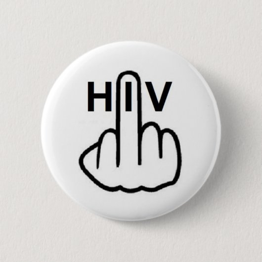 Button HIV Gedreht (Vorderseite)