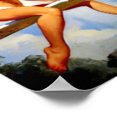 Button hoch poster (Ecke)