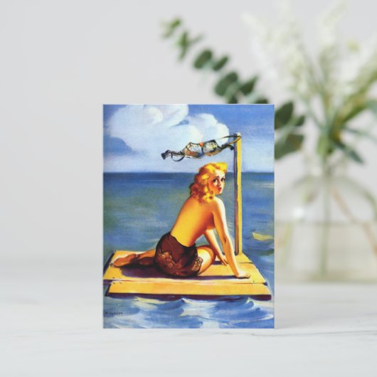 Button hochfahren postkarte (Stehend Vorderseite)