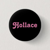 Button Hollace (Vorderseite)