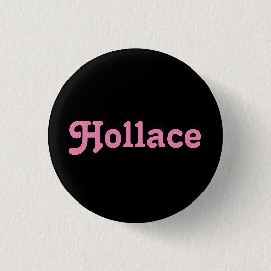 Button Hollace (Vorderseite)