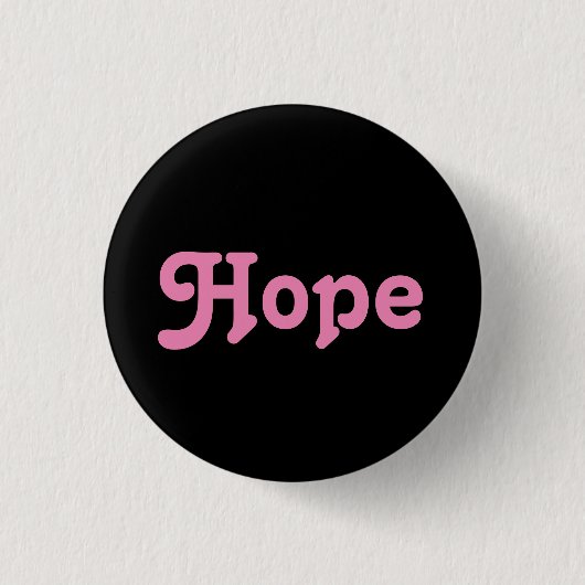 Button Hope (Vorderseite)